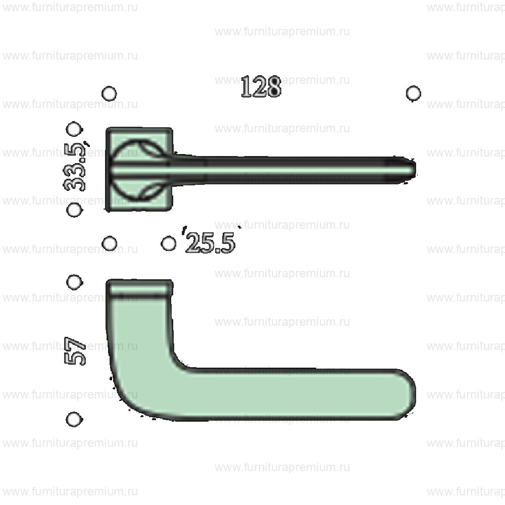 Ручка Colombo Roboquattro S ID51/0 Zero