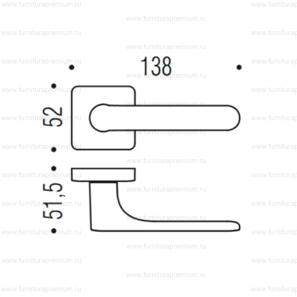Ручка Colombo Oneq CC 21 White