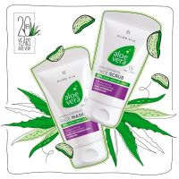 Очищающий скраб для лица Aloe Vera, 75 мг