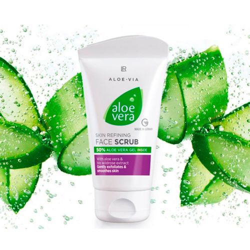 Очищающий скраб для лица Aloe Vera