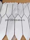 ROYAL СARRARA  Плитка мозаика белая с серыми прожилками PORCELAIN, 257.5*313*6 (ORRO Mosaic)