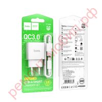 Сетевое зарядное устройство Hoco C140A + кабель USB - Type-C ( QC3.0 )