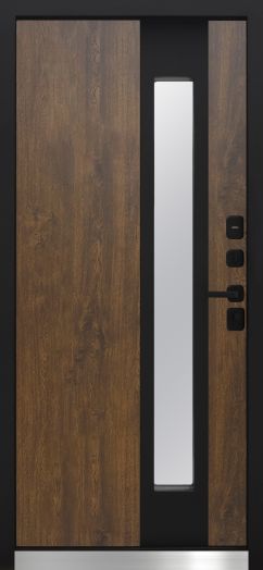 Дверь Входная Termo-door Арктика Дуб - Дуб с Терморазрывом и Стеклопакетом