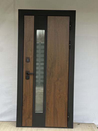 Дверь Входная Termo-door Арктика Дуб - Белый софт с Терморазрывом и Стеклопакетом