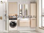 Шкаф Brevita Enfida 60 над стиральной машиной подвесной (бежевый)