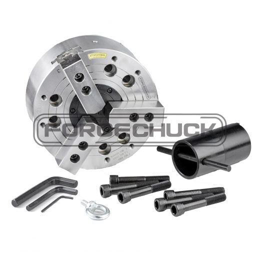 Патрон токарный механизированный K2405-200 (M60x2) FORCECHUCK со сквозным отверстием