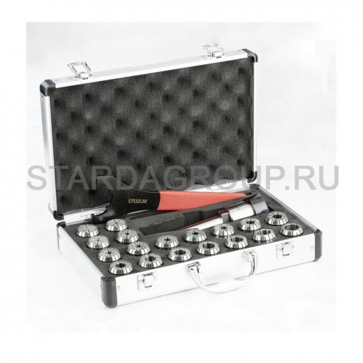 Патрон цанговый с набором цанг DJ-09056A-4-ER32 DAJIU MACHINERY