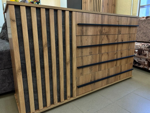 Модульная спальня Марракеш Дуб вотан / Цемент темный