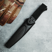 Нож туристический Bat Stonewash Black