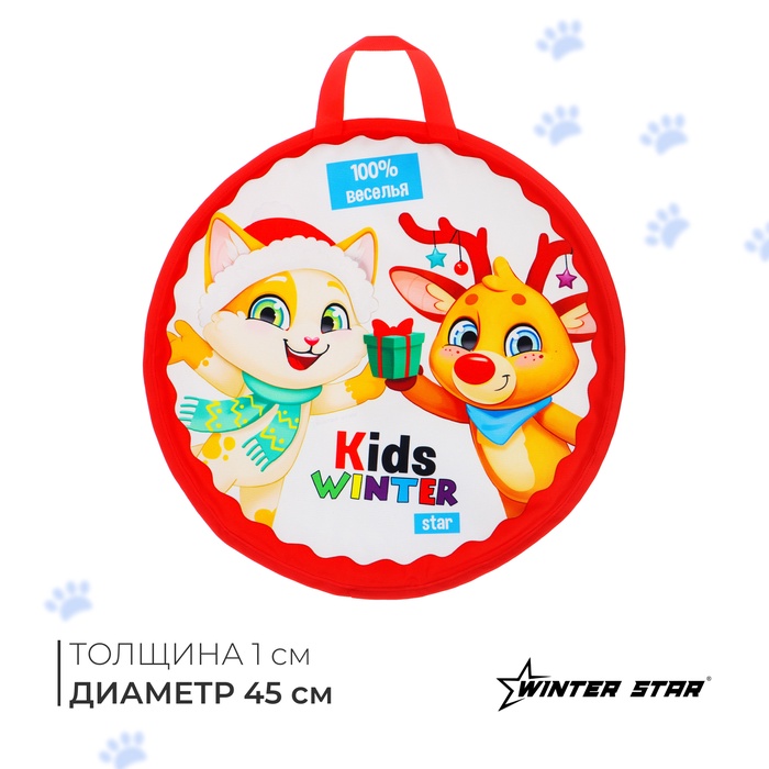 Ледянка Winter Star Kids, 45?45 см, толщина 1 см