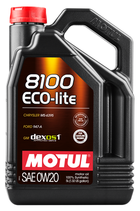 Motul 8100 Eco-lite 0W-20, 5л