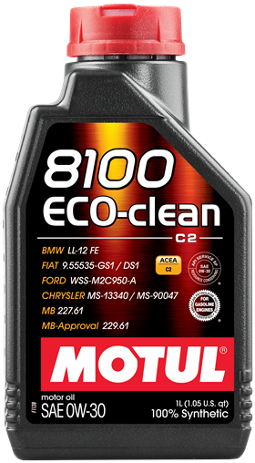 Motul 8100 Eco-clean 0W-30, 1л