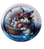 Поднос Пасхальный кролик 28*28*1,6 см PD144