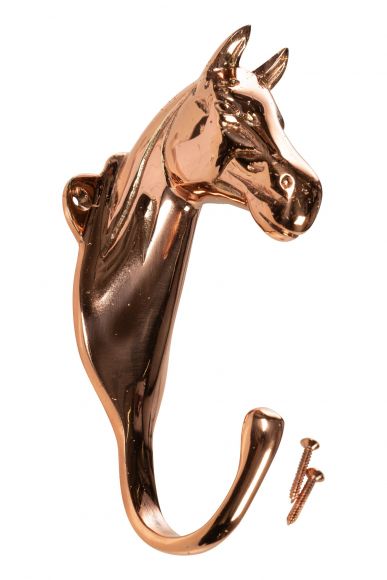 Крючок голова лошади "золото" HKM.