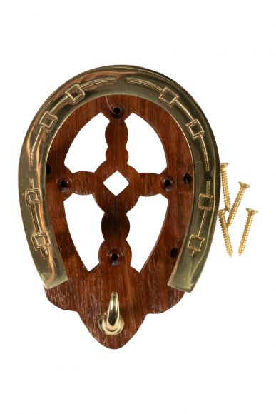 Крючок для уздечки "Подкова" HKM.