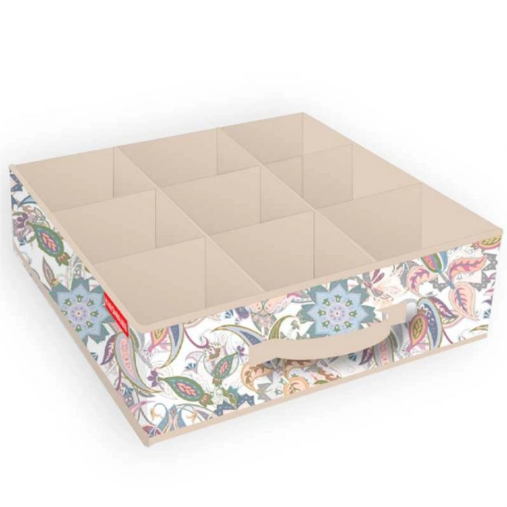 Органайзер для хранения Hausmann Paisley 35x27x9см, бежевый HM-A-12-3-1