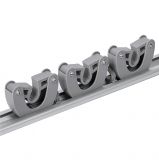 Держатель для швабр Hausmann Mop Holder 41x6x4,2см, серый HM-GM-0840
