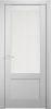 Межкомнатная Дверь Verda Аляска 12 Белая со Стеклом Сатинат Плоская / Верда.
