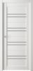Межкомнатная Дверь Verda Велюкс 5 Бьянко со Стеклом Сатинато 2000х600мм (Полотно+Коробка+5 Наличников) / Верда.