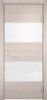 Межкомнатная Дверь Verda Турин 12 Дуб Бежевый Вералинга со Стеклом Лакобель 2000х700мм (Полотно 1шт) / Верда.