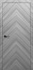 Межкомнатная Дверь Verda Диагональ Орех Грей Глухая / Верда.