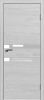 Межкомнатная Дверь Verda Дания 4 Ясень Серый со Стеклом Лакобель Белое / Верда.