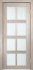 Межкомнатная Дверь Verda К-8 Лиственница Кремовая со Стеклом Сатинат Белое 2000х800мм (Полотно+Коробка+5 Наличников) / Верда.