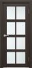 Межкомнатная Дверь Verda К-8 Грей со Стеклом Сатинат Белое 2000х700мм (Полотно+Коробка+5 Наличников) / Верда.