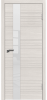 Межкомнатная Дверь Verda Новелла 1 Беленный Дуб со Стеклом Лакобель Белое 2000х900мм (Полотно+Коробка+5 Наличников) / Верда.