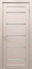 Межкомнатная Дверь Verda Х-3 Лиственница Кремовая со Стеклом Сатинат Белый 2000х800мм (Полотно+Коробка+5 Наличников) / Верда.