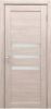 Межкомнатная Дверь Verda Х-6 Лиственница Кремовая со Стеклом Сатинат Белый 2000х800мм (Полотно 1шт) / Верда.