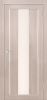 Межкомнатная Дверь Verda Y-2 Лиственница Кремовая со Стеклом Сатинат Белый 2000х600мм (Полотно+Коробка+5 Наличников) / Верда.