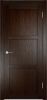 Межкомнатная Дверь Verda Баден 01 ДГ Дуб Темный Глухая 2000х800мм (Полотно+Коробка+5 Наличников) / Верда.