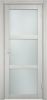 Межкомнатная Дверь Verda Баден 02 ДО Слоновая Кость со Стеклом Сатинато 2000х600мм (Полотно 1шт) / Верда.
