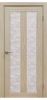 Межкомнатная Дверь Verda Z-5 Кремовая Лиственница со Стеклом Гранит Прозрачный 2000х700мм (Полотно+Коробка+5 Наличников) / Верда.