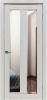 Межкомнатная Дверь Verda Z-5 Белая Лиственница со Стеклом Зеркало 2000х900мм (Полотно+Коробка+5 Наличников) / Верда.