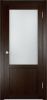 Межкомнатная Дверь Verda Баден 04 ДО Дуб Темный со Стеклом Сатинато 2000х700мм (Полотно 1шт) / Верда.