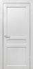 Межкомнатная Дверь Verda Матрикс МК-1 Ясень Белый со Стеклом Сатинато 2000х800мм (Полотно 1шт) / Верда.