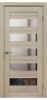 Межкомнатная Дверь Verda Х-4 Лиственница Кремовая с Зеркалом 2000х900мм (Полотно+Коробка+5 Наличников) / Верда.