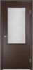 Строительная Дверь Verda Дверь с Четвертью 58 Венге со Стеклом Бали 2000х900мм (Полотно 1шт) / Verda.