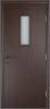 Строительная Дверь Verda ДПО Венге Ламинированная с Огнеупорным Стеклом 2000х900мм (Полотно 1шт) / Verda.