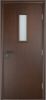 Строительная Дверь Verda ДПО ПВХ 60 Венге с Огнеупорным Стеклом 2000х800мм (Полотно+Коробка+5 Наличников) / Verda.