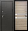 Металлическая Дверь Verda SD Prof Армада Графит с Лиственницей Натуральной Правое Открывание 2050х880мм (Полотно+Коробка+5 Наличников) / Верда.