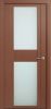Межкомнатная Дверь Verda H-2 Дуб Палисандр со Стеклом Белое 2000х600мм (Полотно+Коробка+5 Наличников) / Верда.