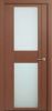 Межкомнатная Дверь Verda H-2 Дуб Палисандр со Стеклом Белое 2000х600мм (Полотно 1шт) / Верда.