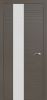 Межкомнатная Дверь Verda В-1 Гриджио со Стеклом Лакобель Белый / Верда.