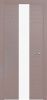 Межкомнатная Дверь Verda В-5 Темно-Серый со Стеклом Лакобель Белое 2000х700мм (Полотно 1шт) / Верда.