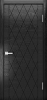 Межкомнатная Дверь Verda В-10 Неро Глухая 2000х600мм (Полотно 1шт) / Верда.