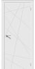 Межкомнатная Дверь Verda Вектор Белая Глухая 2000х700мм (Полотно+Коробка+5 Наличников) / Верда.