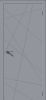 Межкомнатная Дверь Verda Вектор Лайтгрей Глухая 2000х800мм (Полотно+Коробка+5 Наличников) / Верда.
